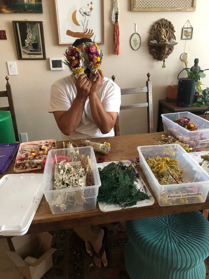 Sustainable In the Rough Smudge Organic Sage & Floral Wands