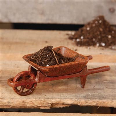 Wheelbarrow - Cast Iron - Rust