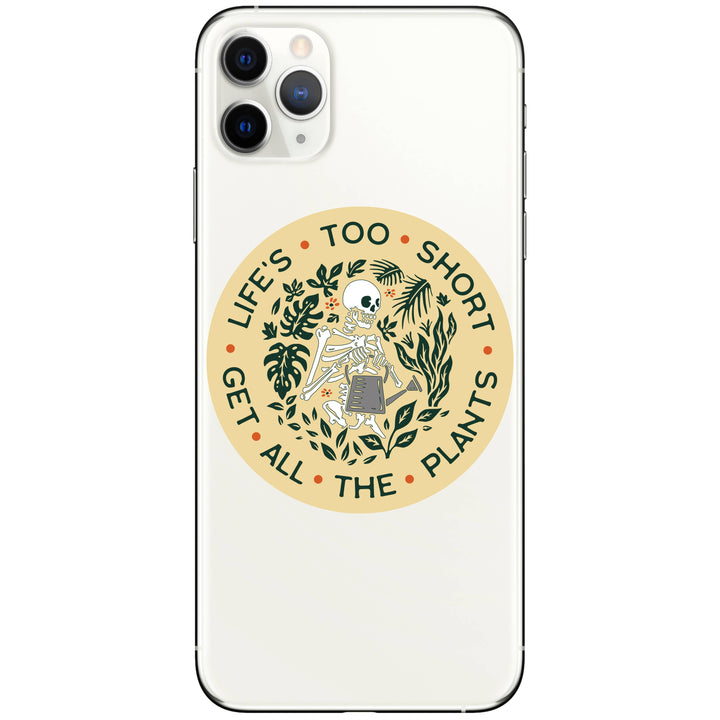 Skeleton Buy The Plants  High Quality Vinyl Sticker