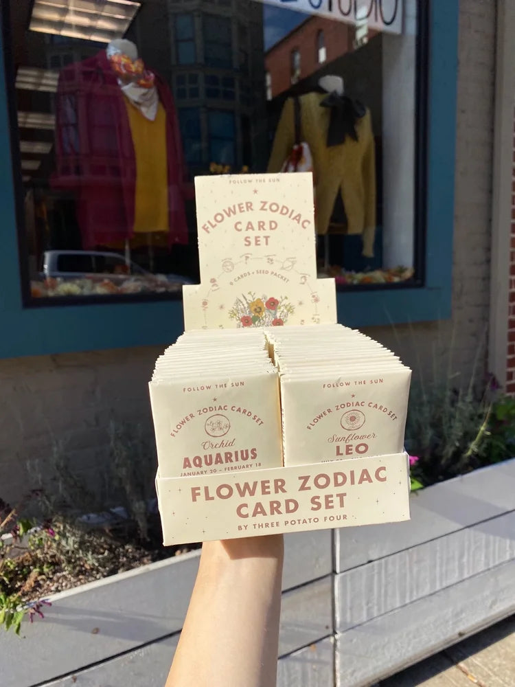 Flower Zodiac Card Set