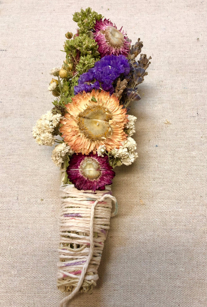 Sustainable In the Rough Smudge Organic Sage & Floral Wands