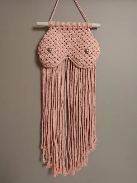 3D Breast Pink Macrame