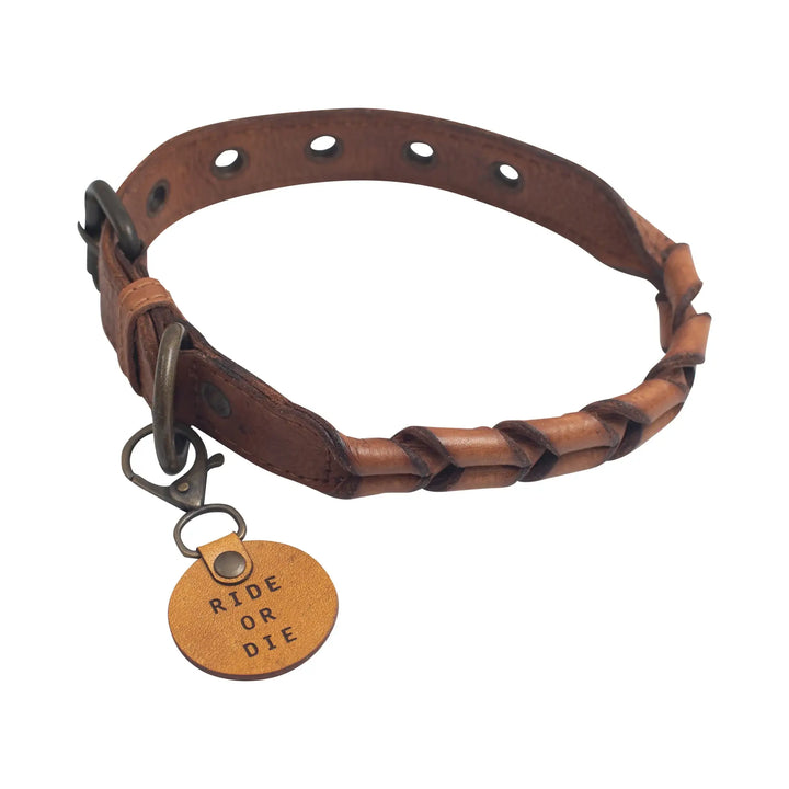 Leather Dog Charm, assorted