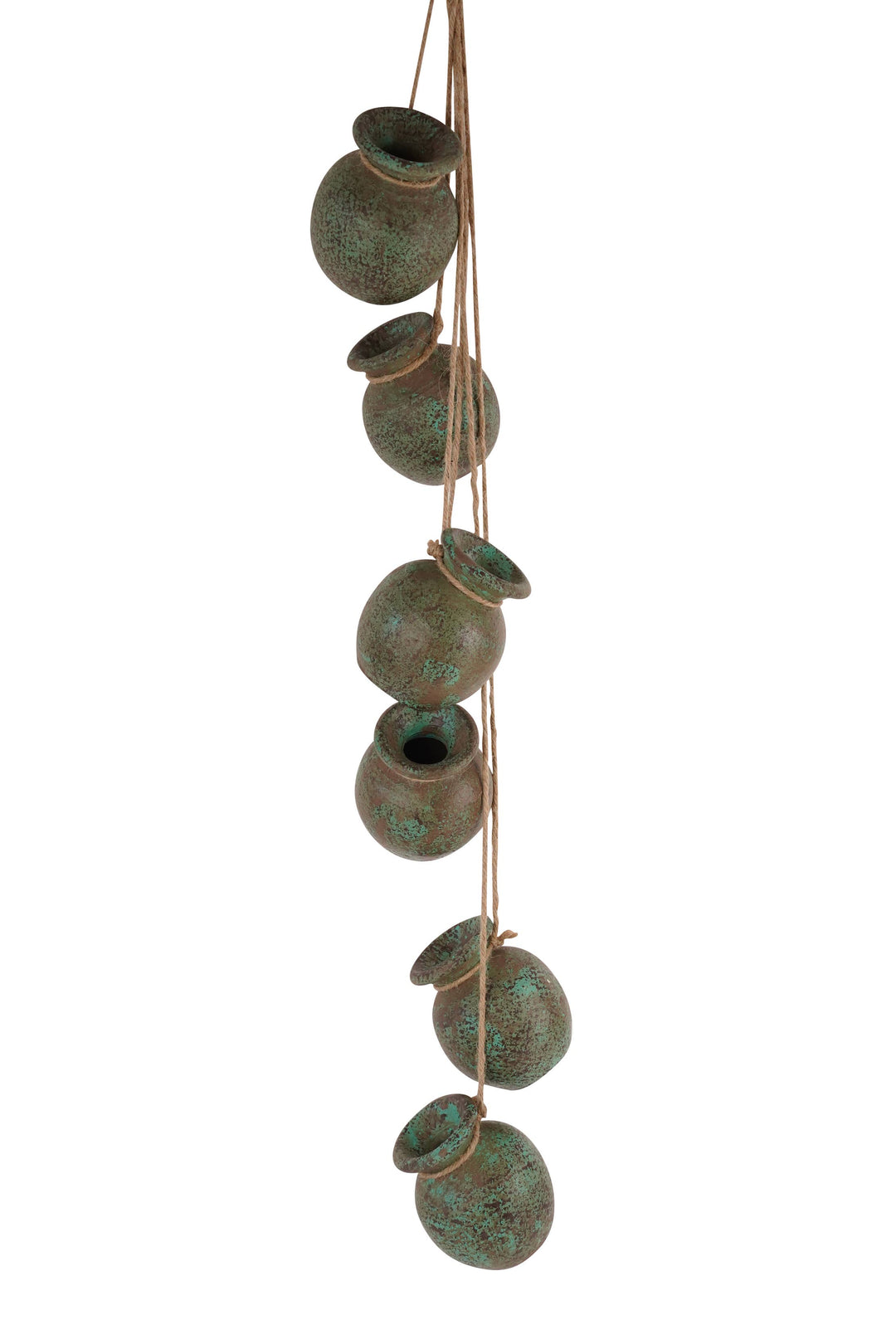 Stringy Pots-Wall Decor-Ristra-Garden-Clay-29Lx7-NEW-Stringy