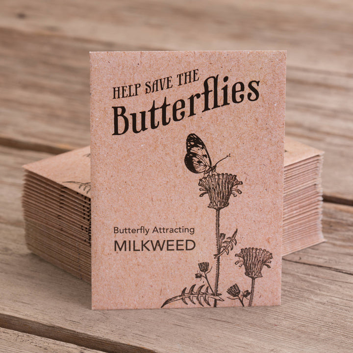 Help Save the Butterflies - Milkweed Mix Seed Packets