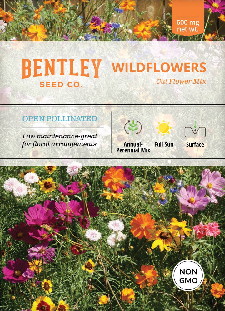 Wildflower, Cut Flower Wildflower Mix Seed Packets