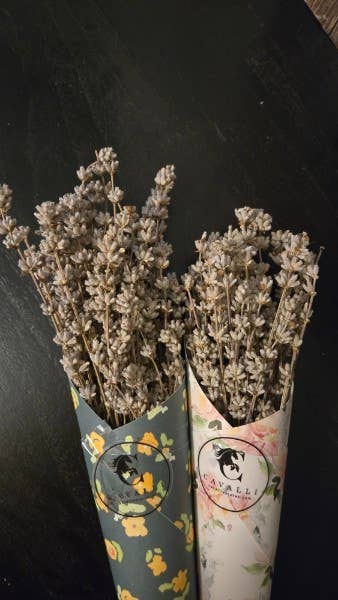 Lavender Posy Bouquet - Farm-Grown Dried Lavender