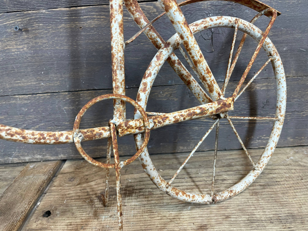 Bike Farmhouse Garden Iron Basket Planter-30x8x18 inches-NEW