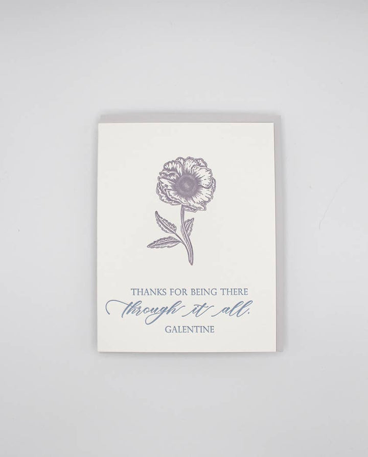 Thanks For Being There , Galentine Card