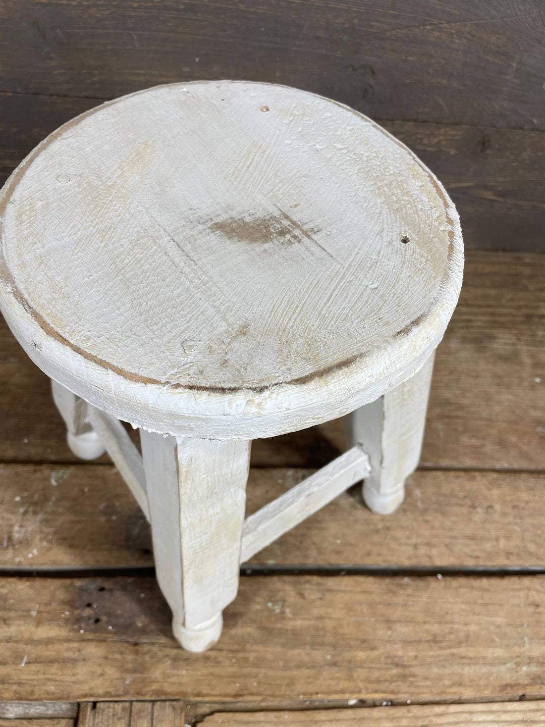 Newberry Farmhouse Stool-ER-8x10 in-Rustic-Large-Newberry