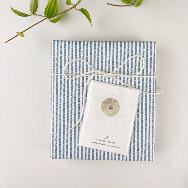 American flag mini notecard