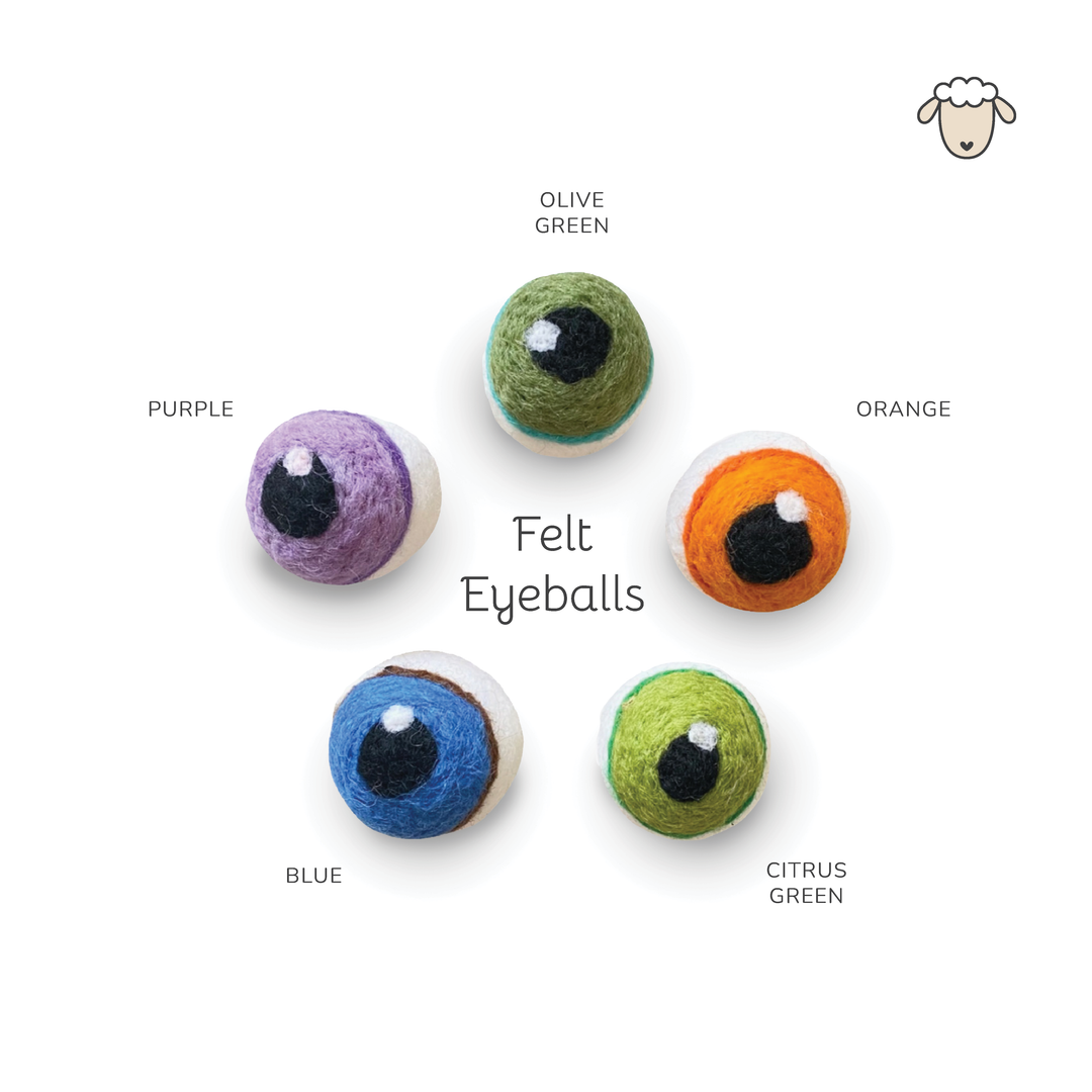 Felted Wool Plant Eyeballs