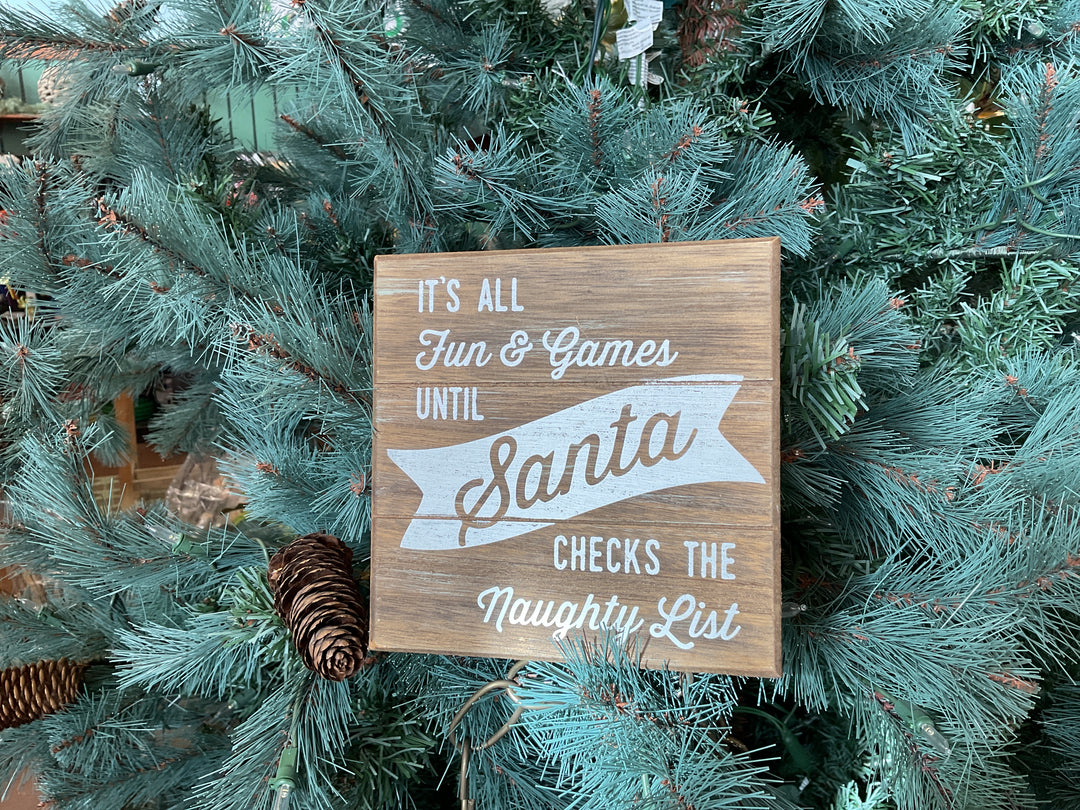 Holiday Wooden Sign