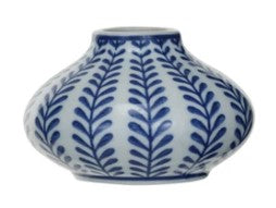Hand-Stamped Stoneware Vases