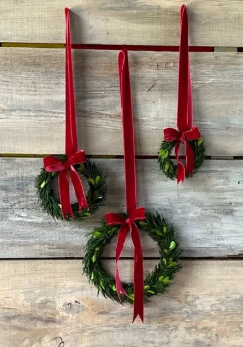 Boxwood and Cedar Wreaths