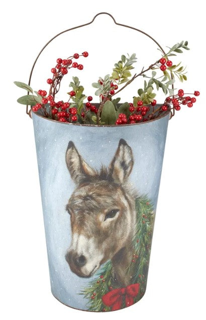 Wall Buckets, Christmas Seasonal