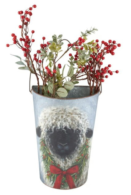 Wall Buckets, Christmas Seasonal