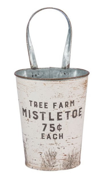 Wall Buckets, Christmas Seasonal