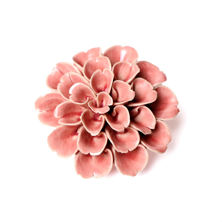 Ceramic Flower Wall Art Flower Pink