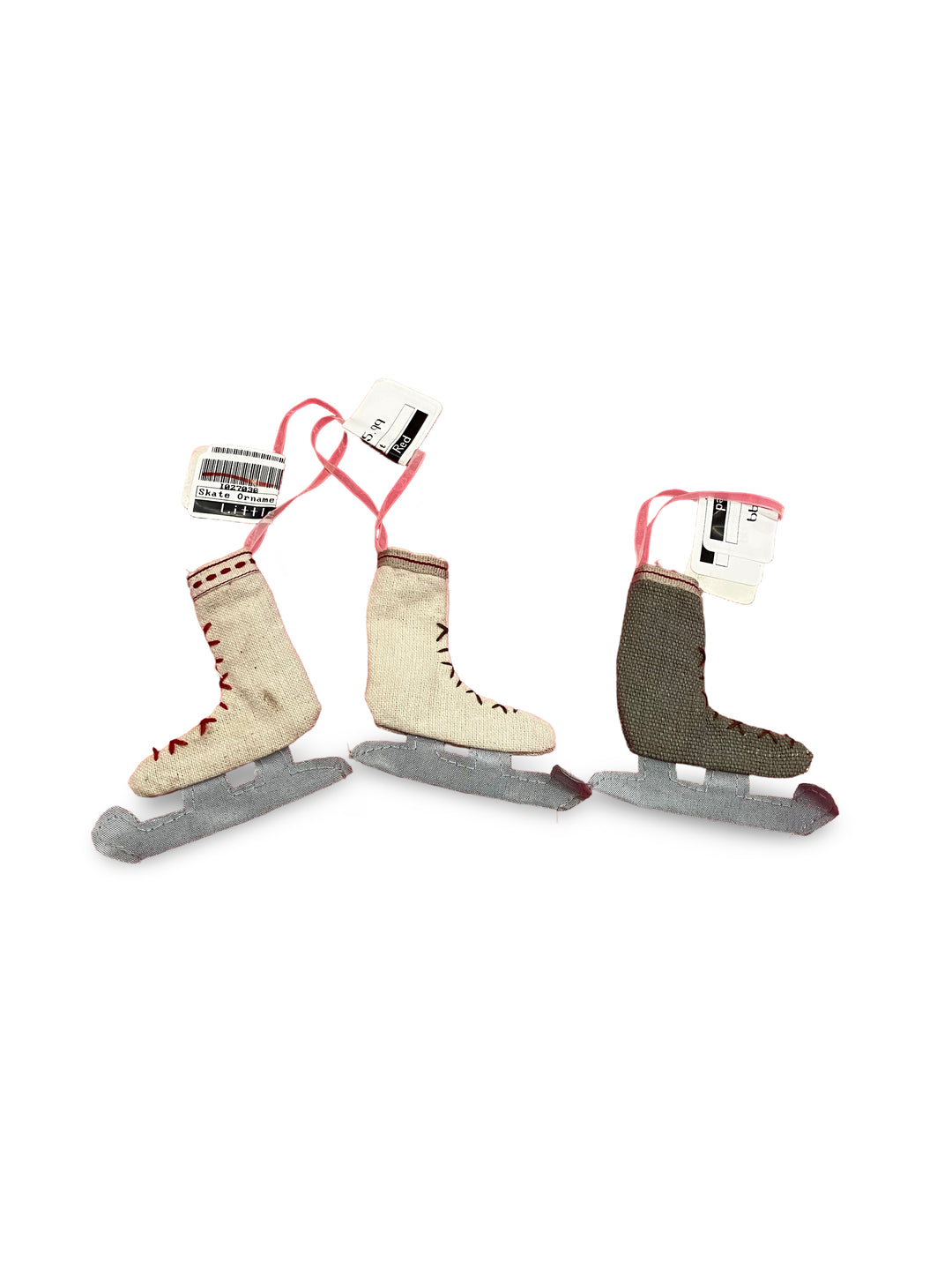 Cloth Ice Skates Ornament