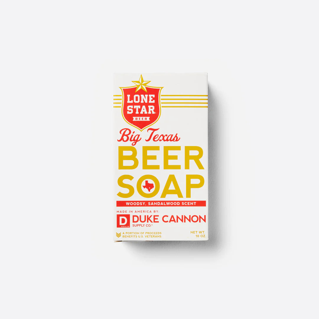 Duke Cannon Soap -Lone Star Beer-
