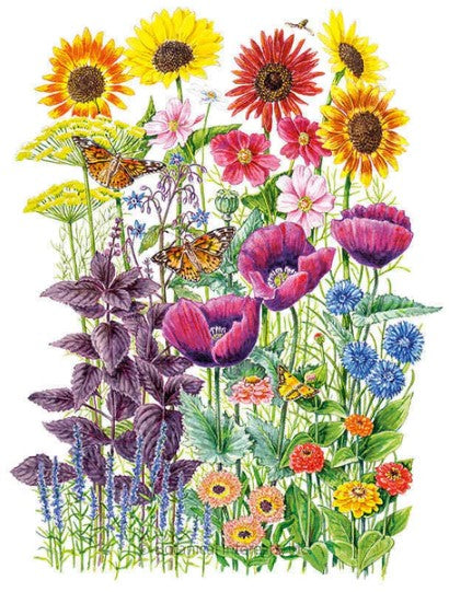 Pollinator Garden Flower Mix Seeds  ORG
