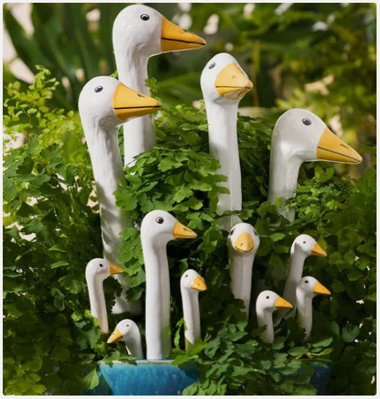 Ceramic Garden Goose Picks