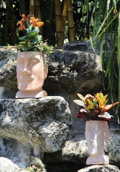 Head Planter, Terra Cotta