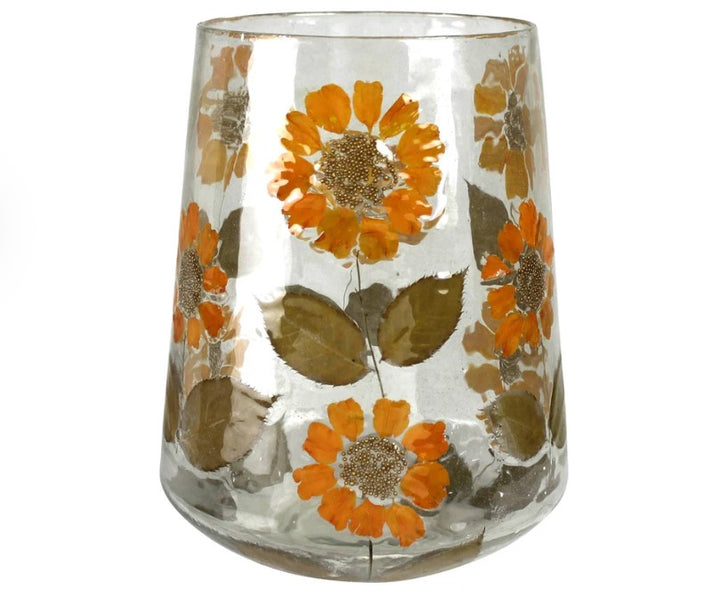 Enamel Hurricane Glass