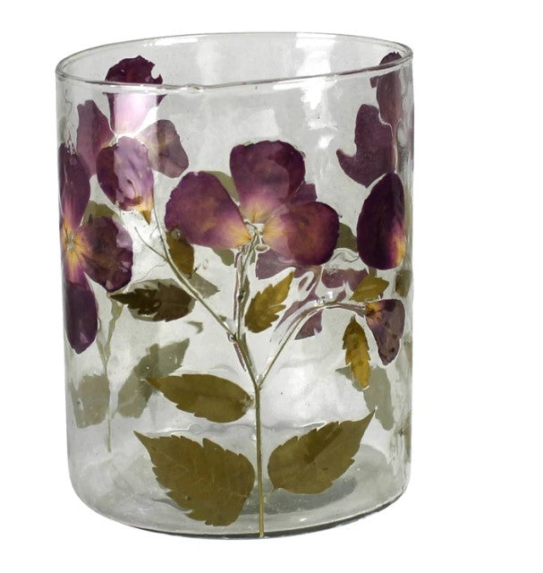 Enamel Hurricane Glass