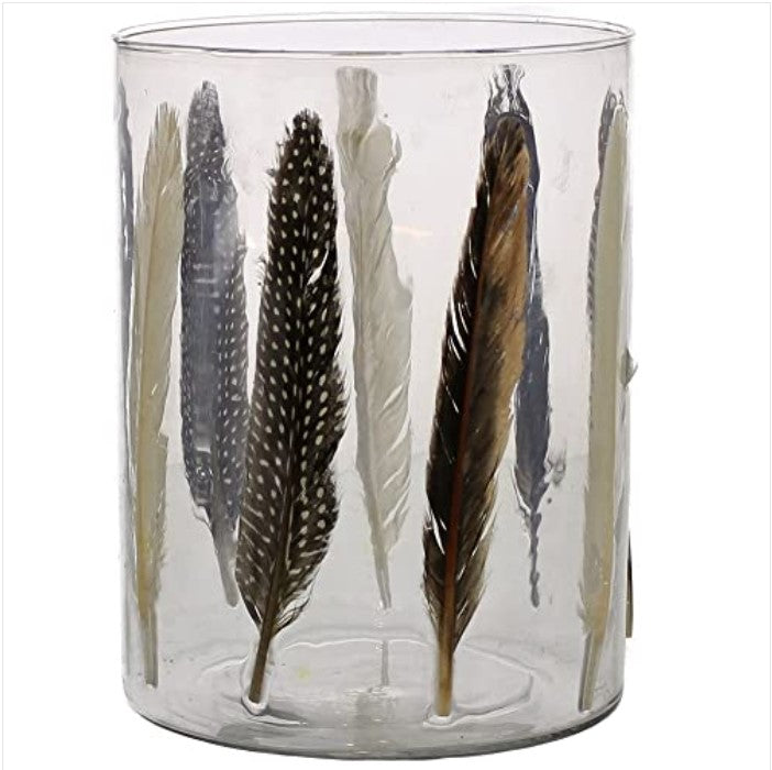 Enamel Hurricane Glass