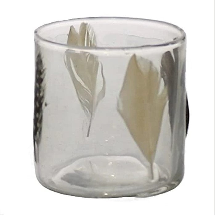 Enamel Hurricane Glass