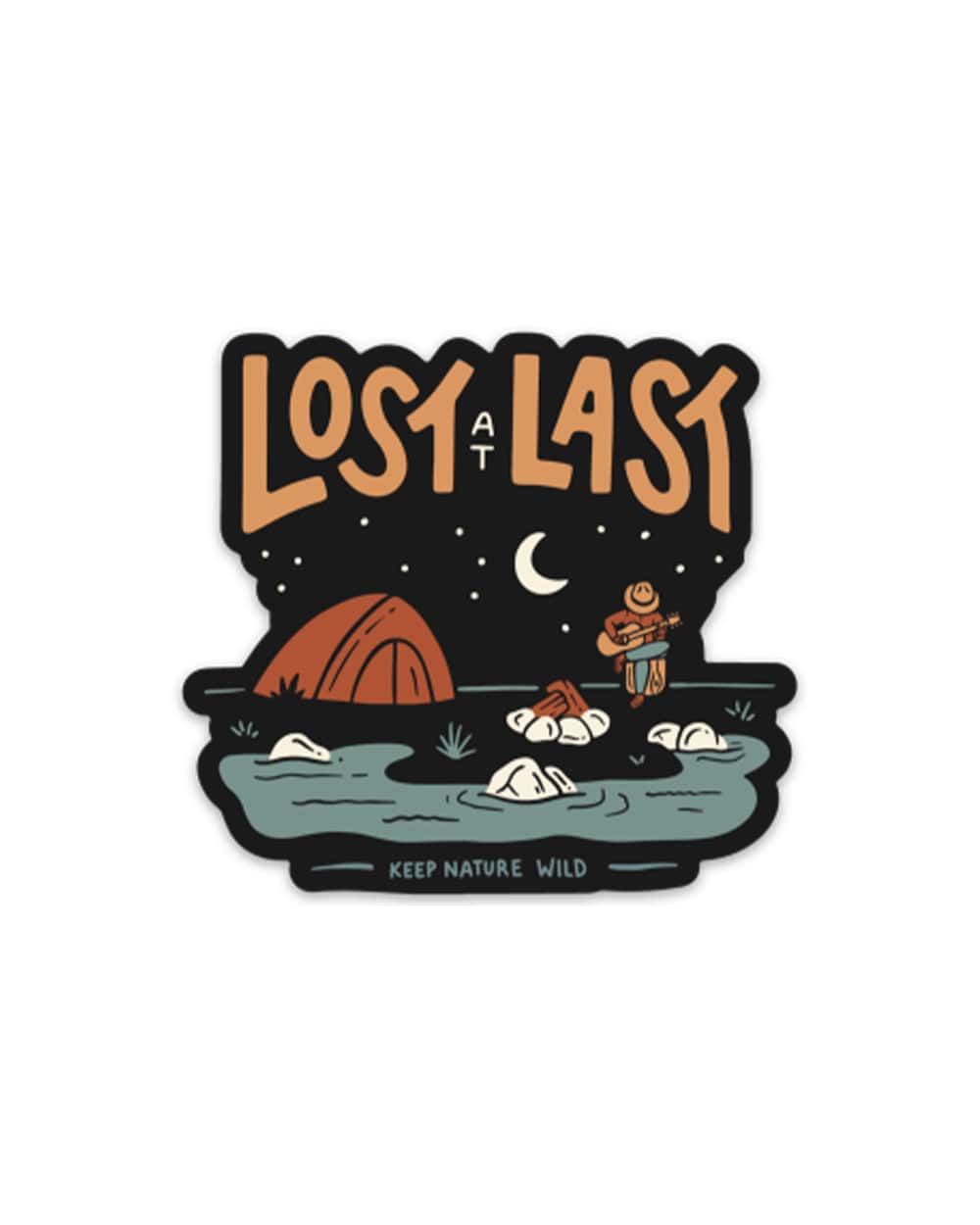 Lost At Last Sticker
