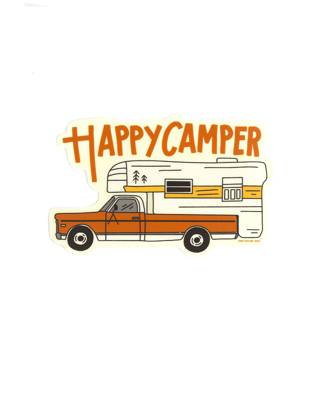 Happy Camper Van Sticker