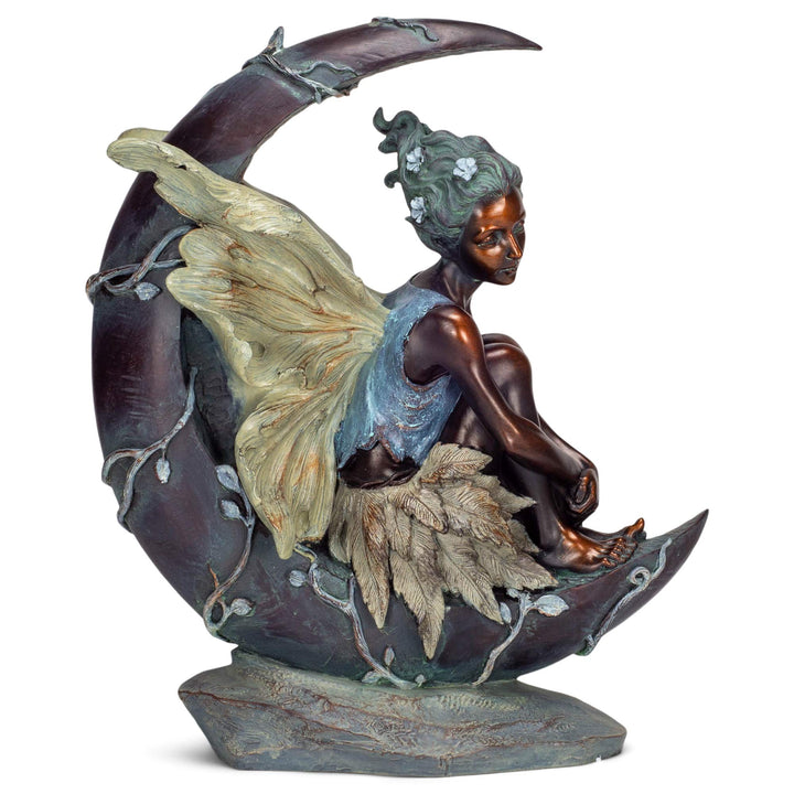 FAIRY ON CRESCENT MOON