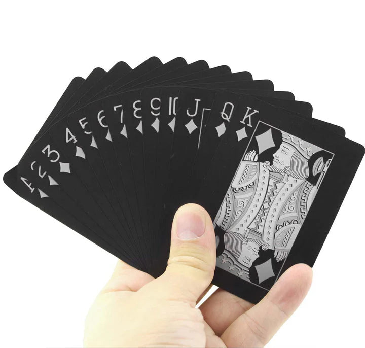 Mad Man Black Waterproof playing Cards
