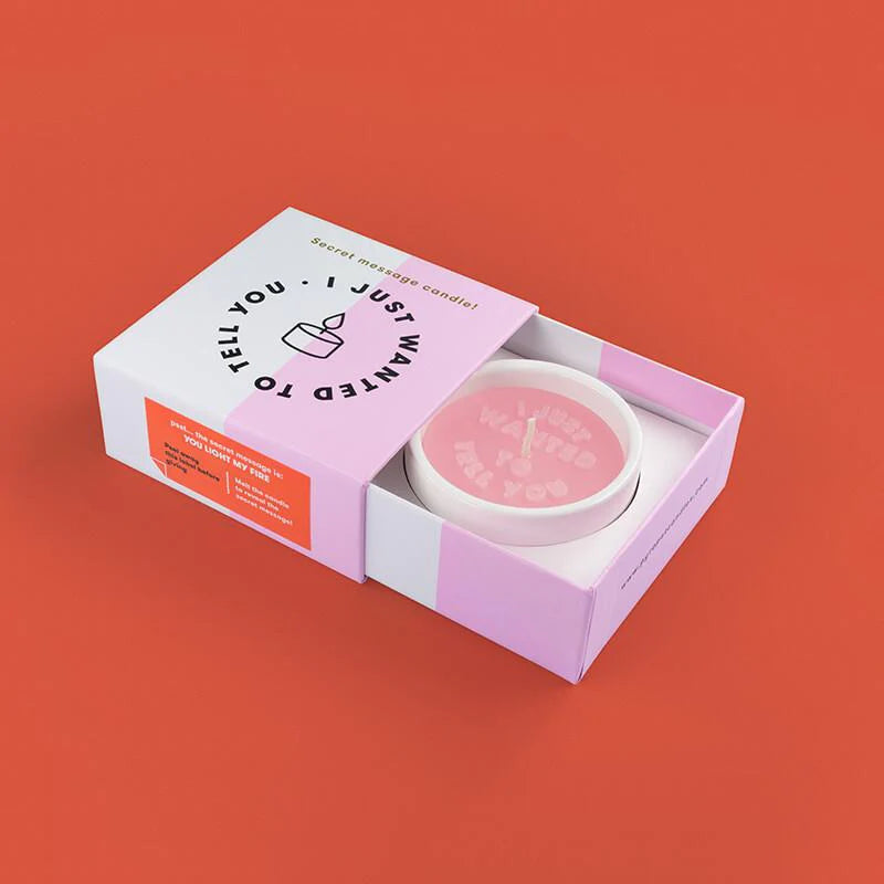 SECRET MESSAGE CANDLE
