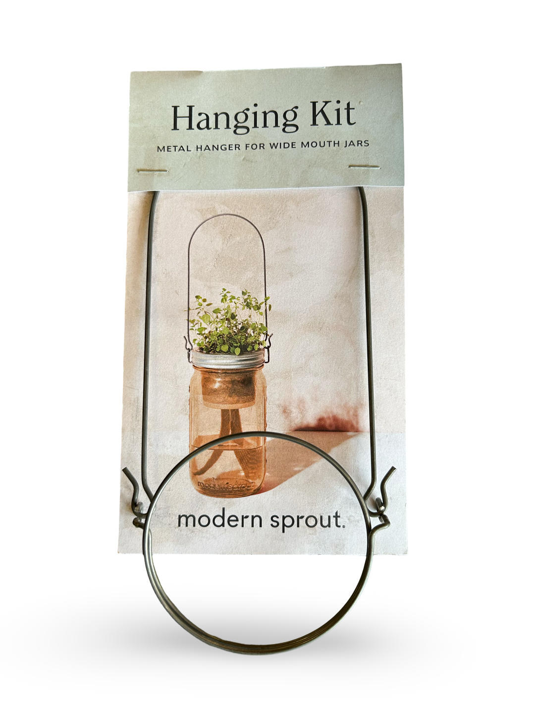 Metal Hanger For Wide Mouth Jars Modern Sprout