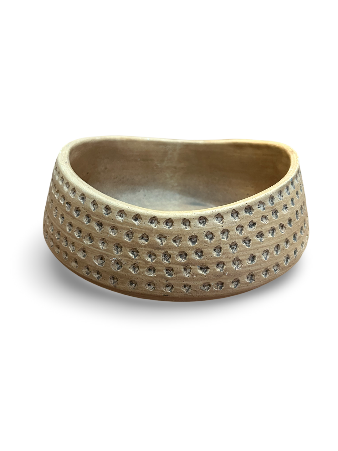 Boho Ceramic Bowl With Dots