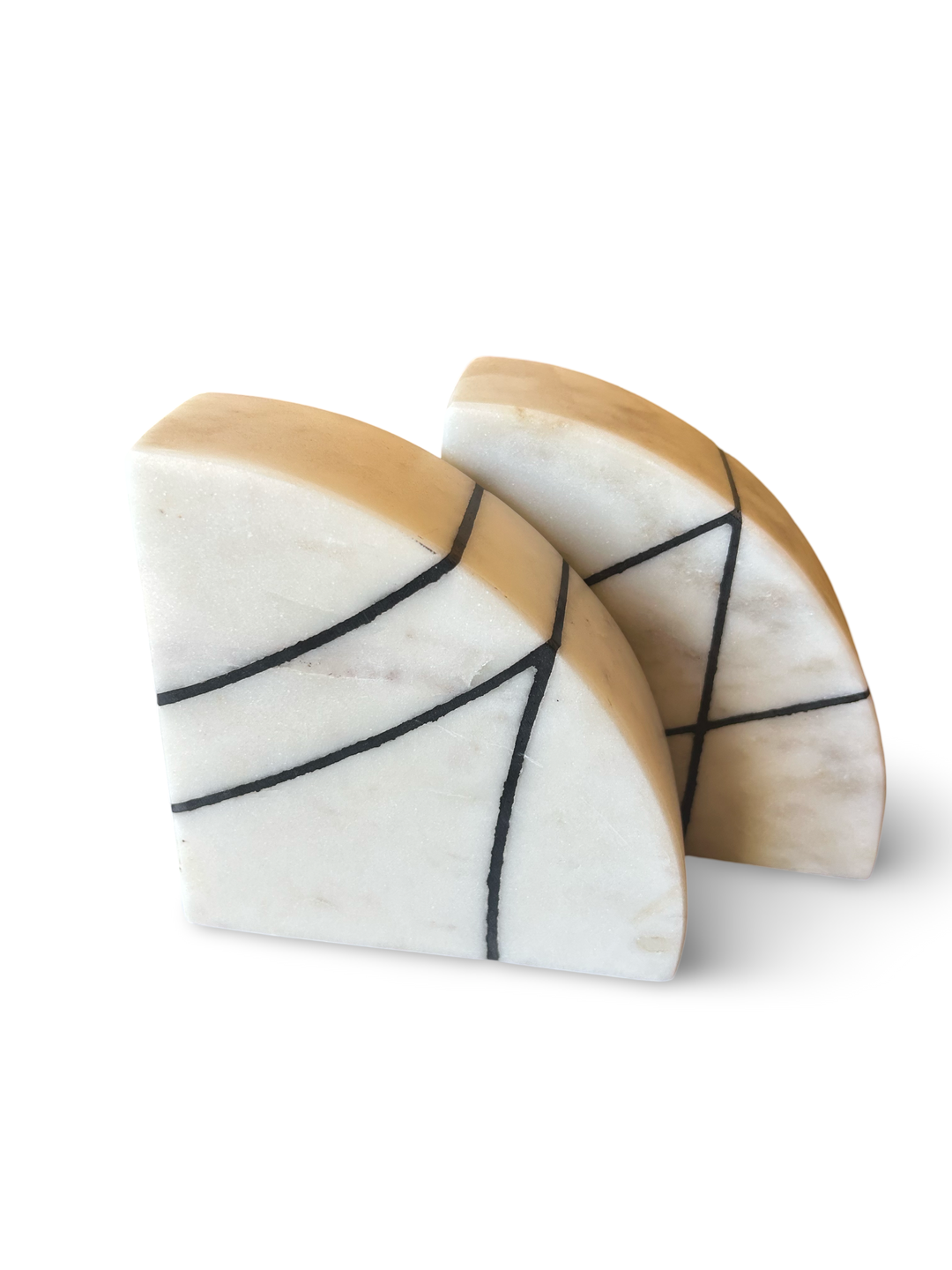 MARBLE  BOOKENDS