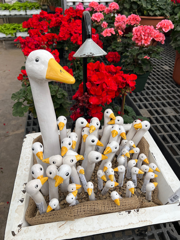 Ceramic Garden Goose Picks