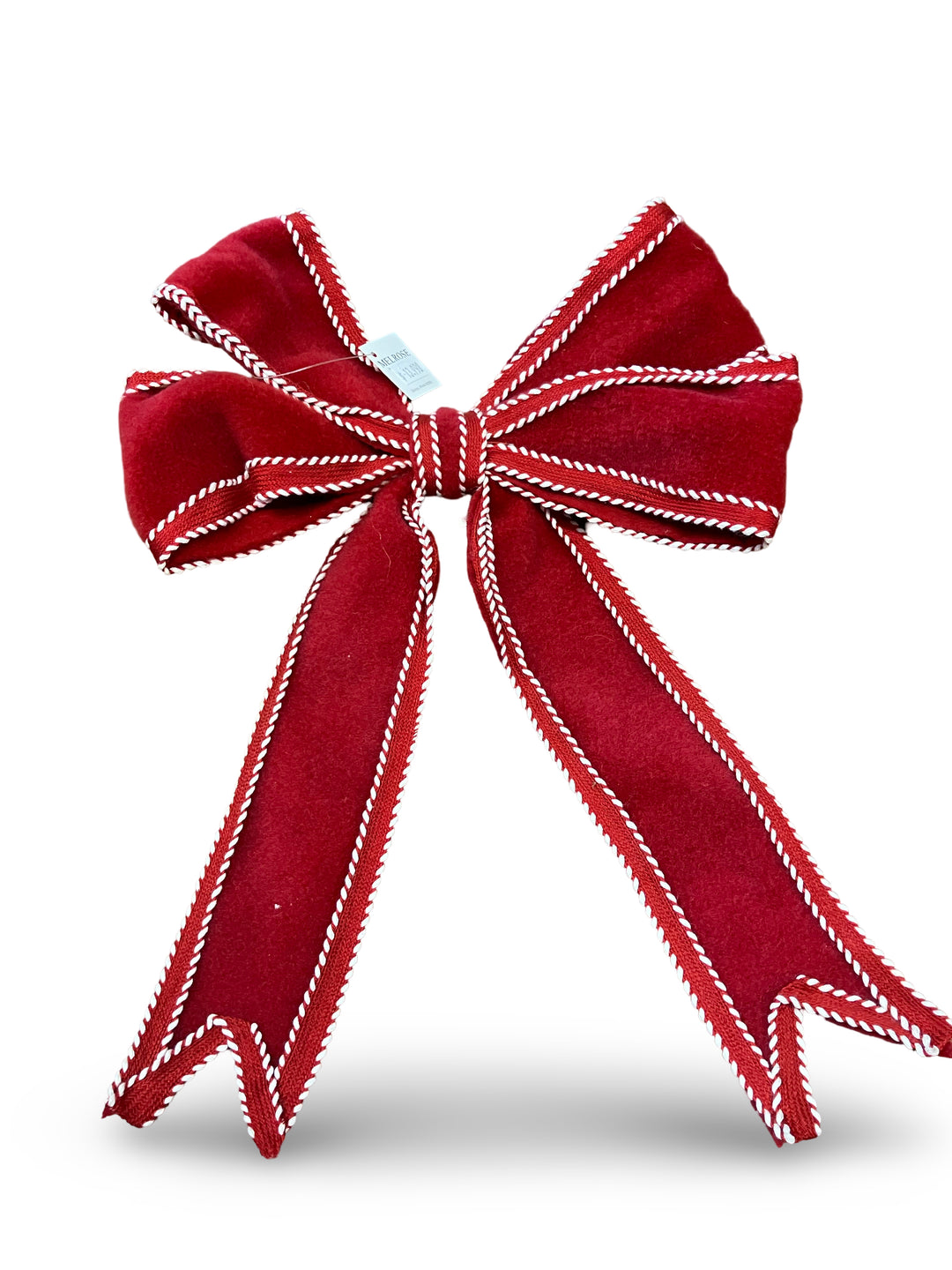 Red and White Christmas Bows