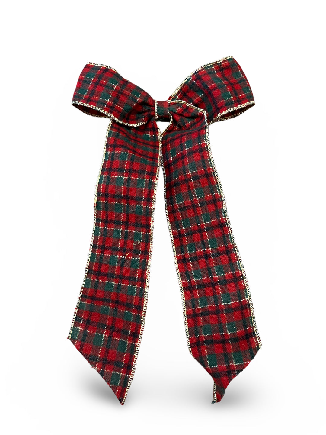 Small Plaid Bow