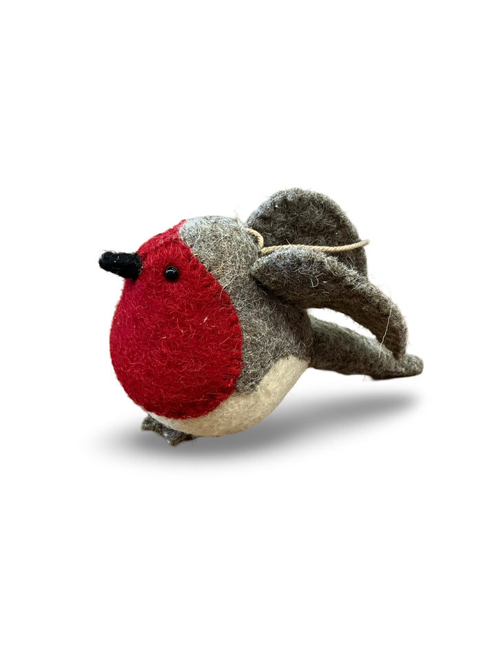 Fat Bird Felt Ornament