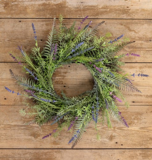 24" Lavender & Fern Wreath