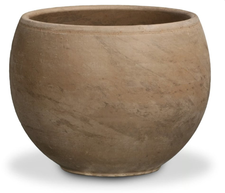 Luna Sphere Marbled Clay Pots