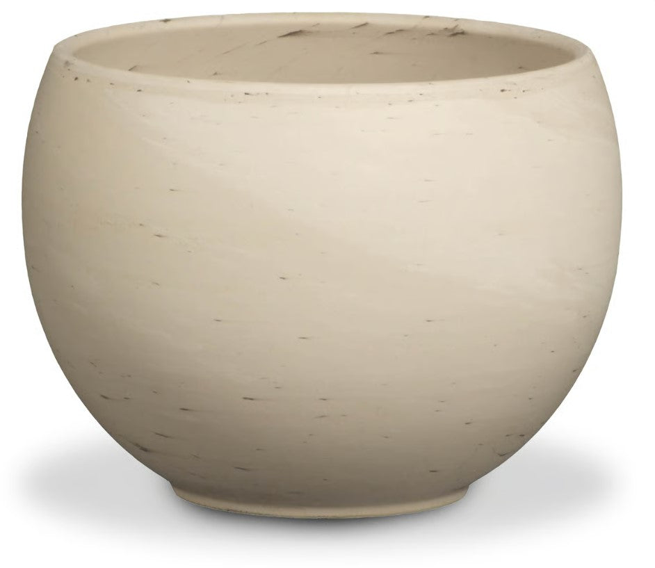 Luna Sphere Marbled Clay Pots