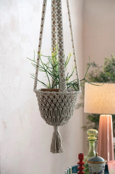 Cotton Macrame Plant Hanger