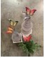 Mini Metal Butterfly Garden Stake, S/5