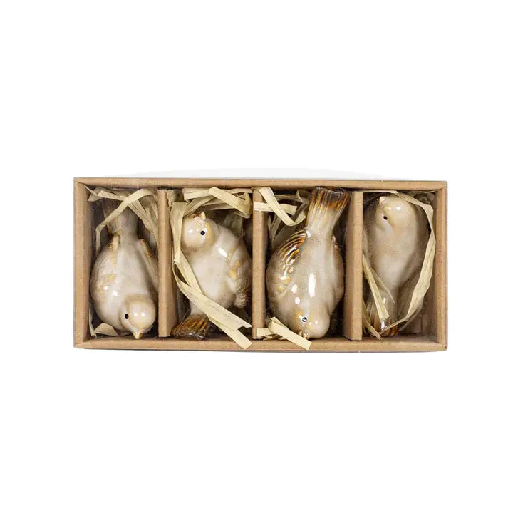 Nalin Bird Figures White